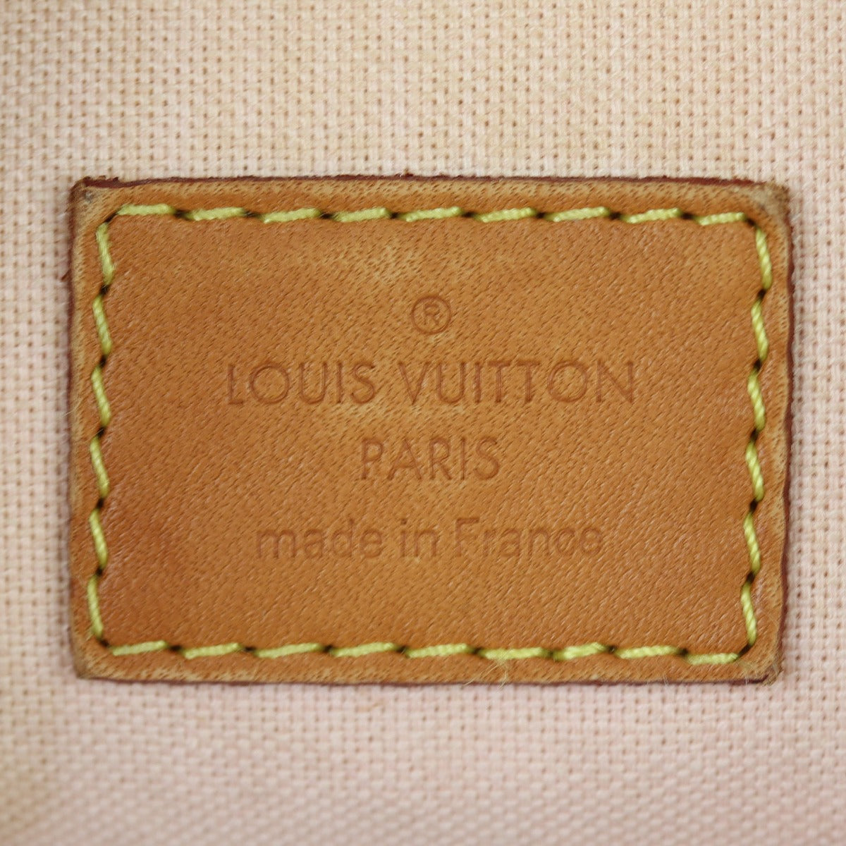 Louis Vuitton Iena MM Damier Azur Interior Stamp
