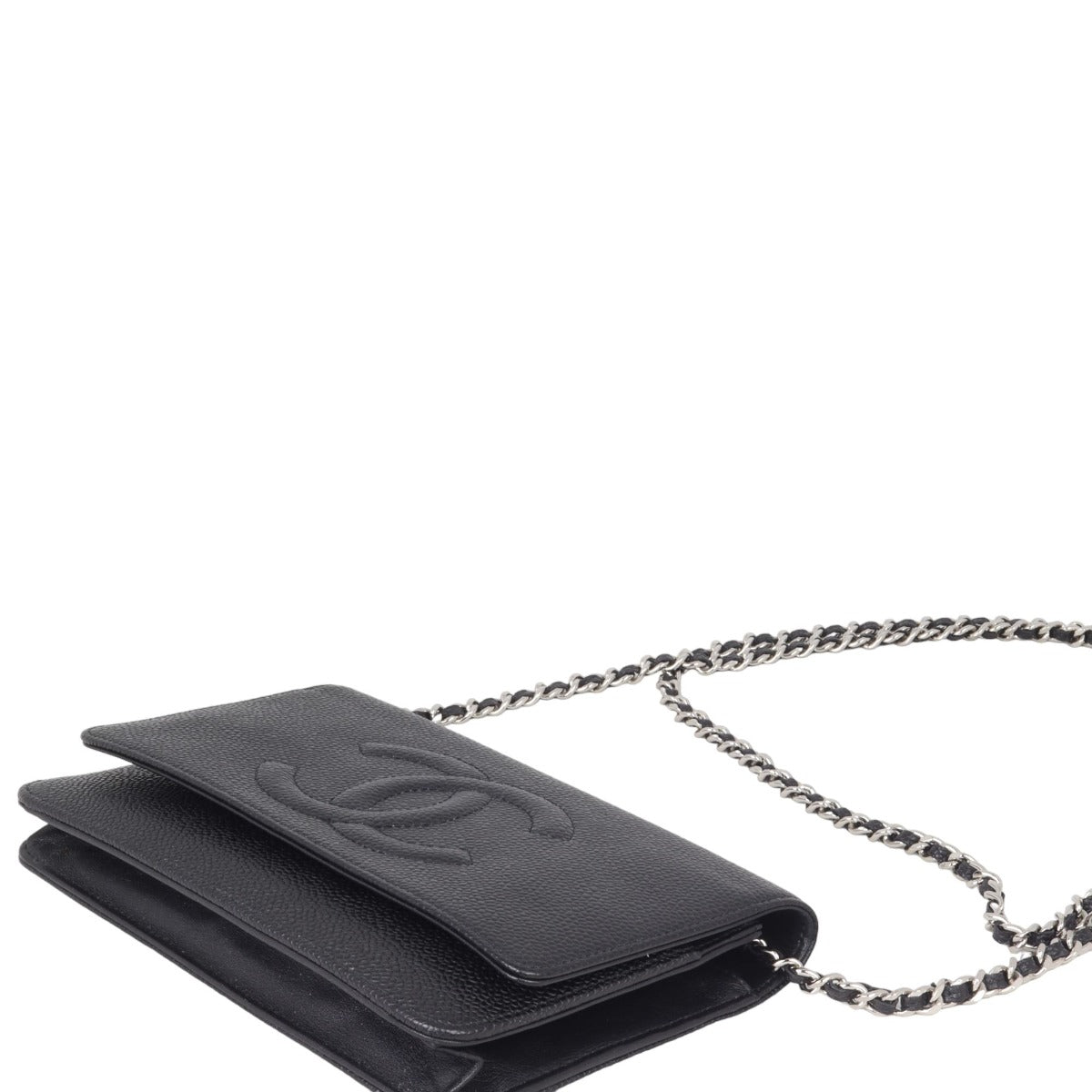 Chanel Timeless Wallet on Chain | Black Caviar