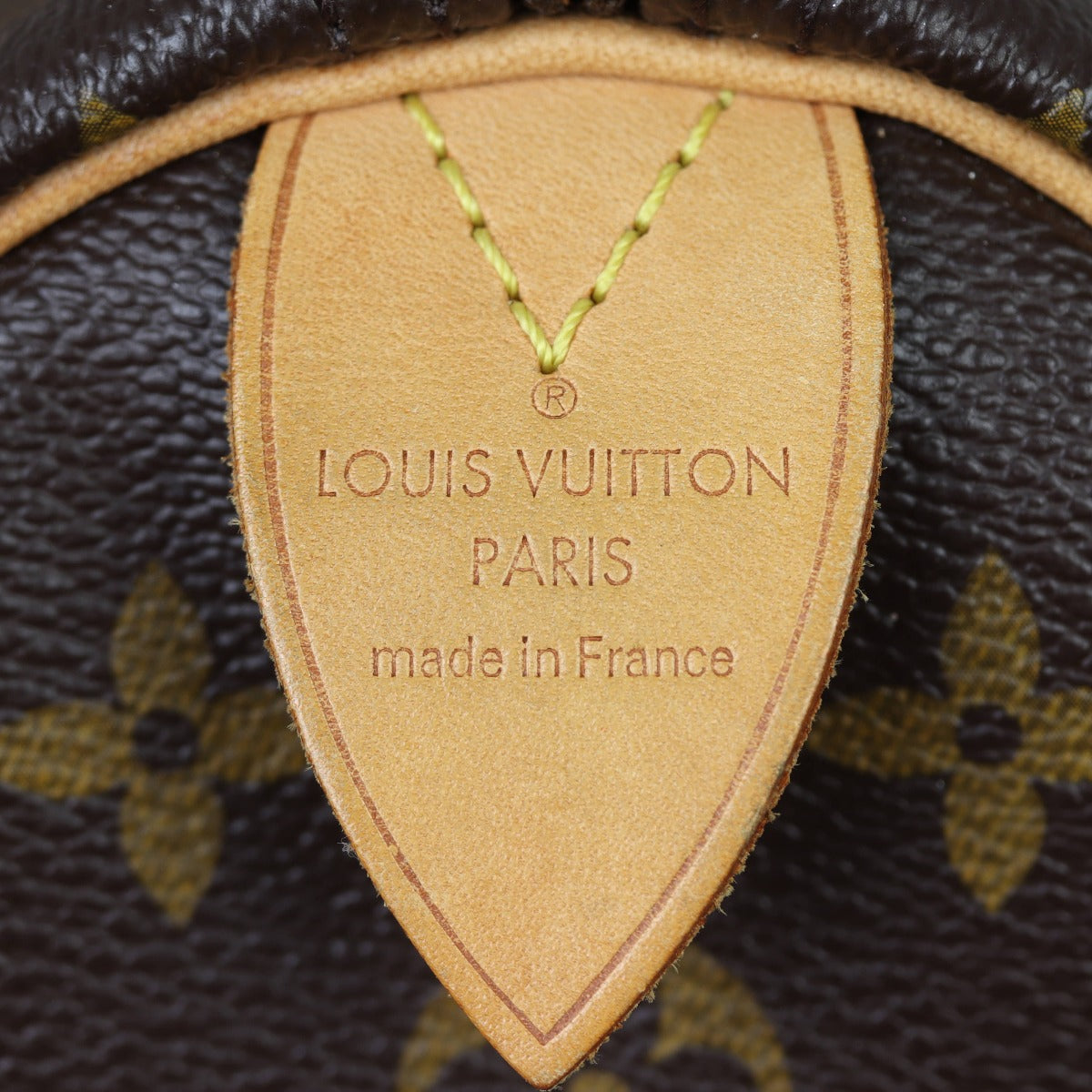 Louis Vuitton Speedy 35 Monogram Stamp