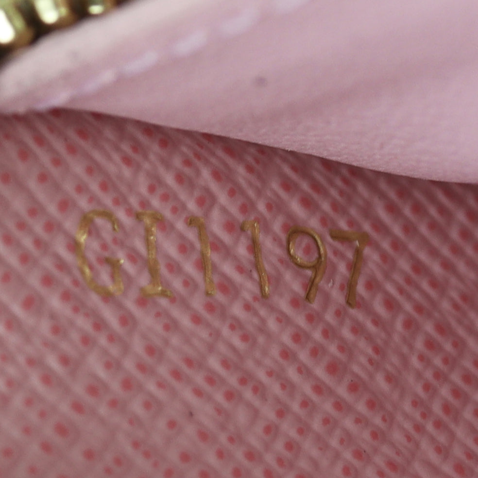 Louis Vuitton Clemence Wallet Damier Azur