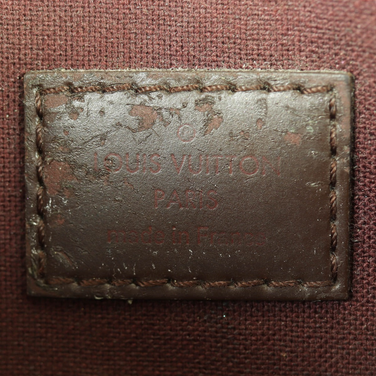 Louis Vuitton Favorite PM Damier Ebene Interior Stamp