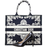Dior Book Tote Large Cornely Embroidered