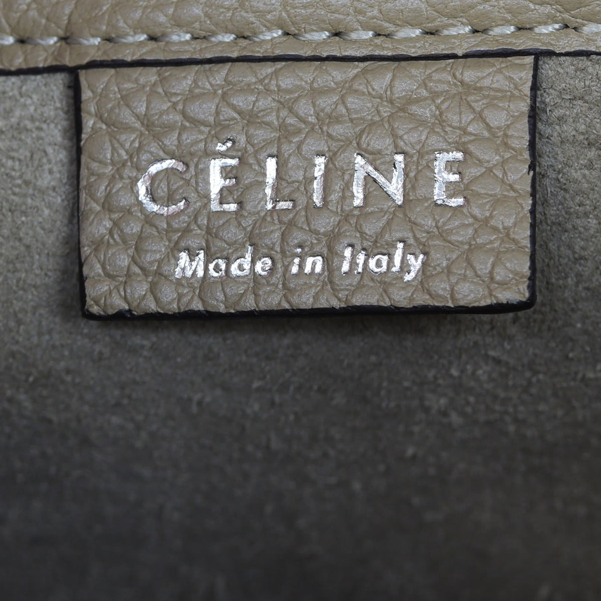 Celine Nano Luggage Tote Interior Stamp