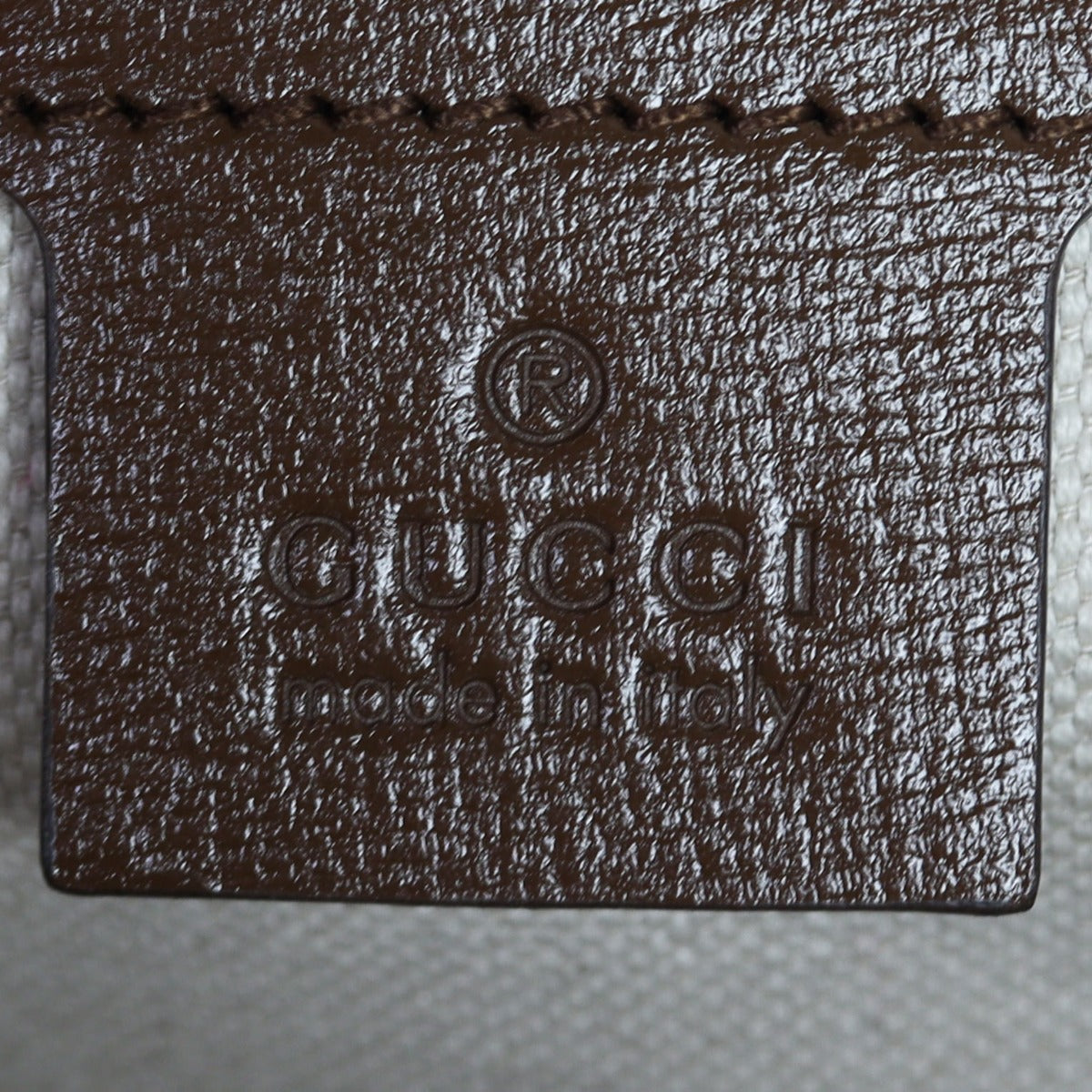 Gucci GG Supreme Interlocking G Tote Small Interior Stamp