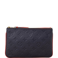 Louis Vuitton Double Zip Pochette Monogram Empreinte