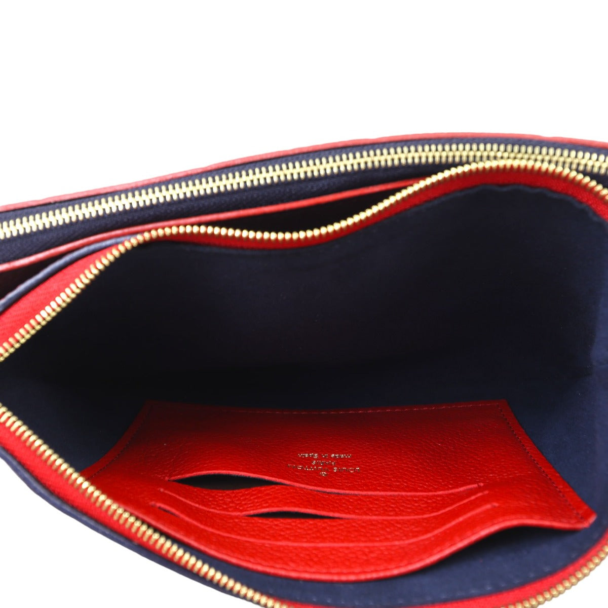 Louis Vuitton Double Zip Pochette Monogram Empreinte