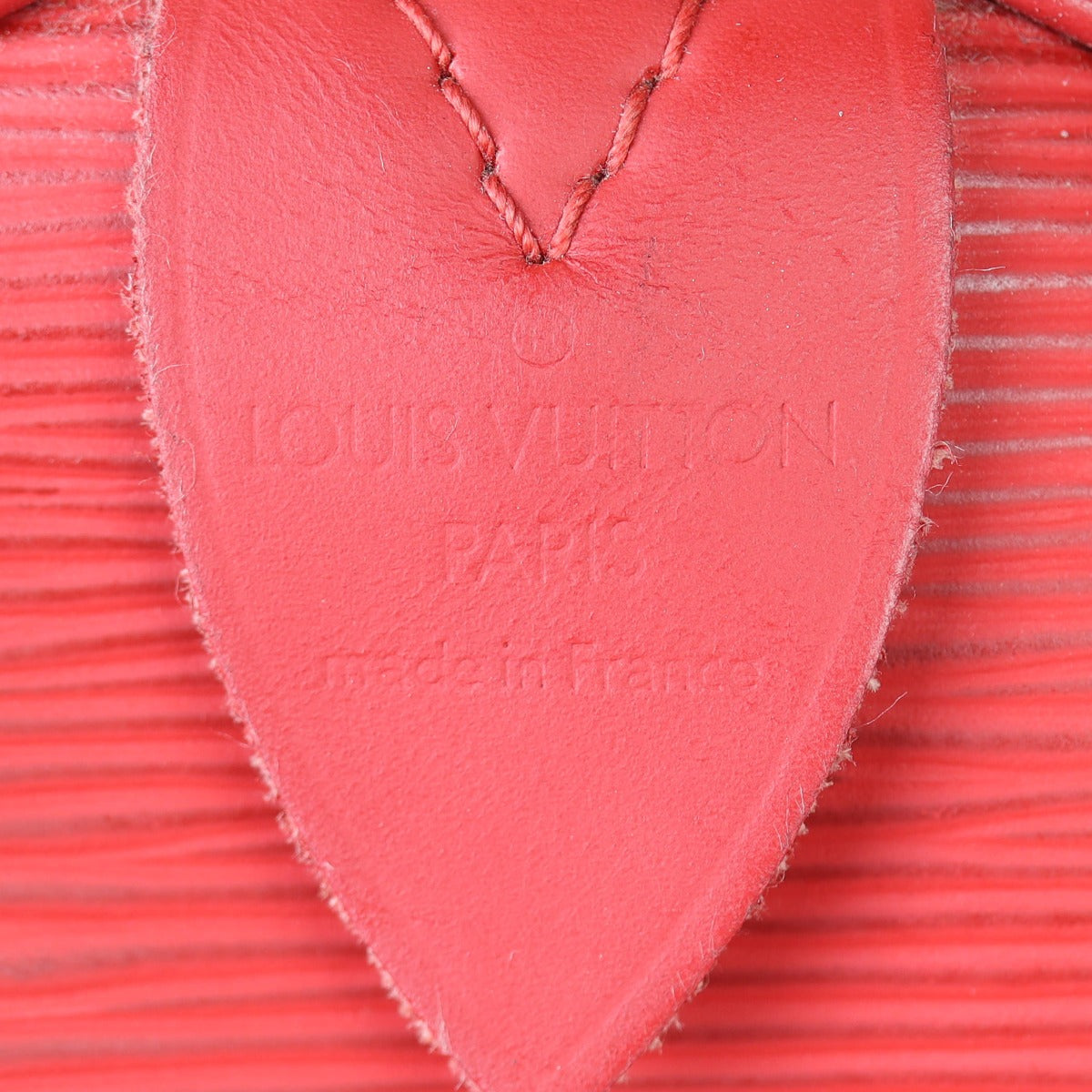 Louis Vuitton Keepall Epi Interior Stamp