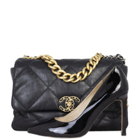 Chanel 19 Flap Bag Large | Gold hardware