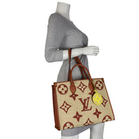 Louis Vuitton OnTheGo MM Monogram Raffia Giant