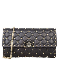 Valentino Rockstud Spike Wallet on Chain