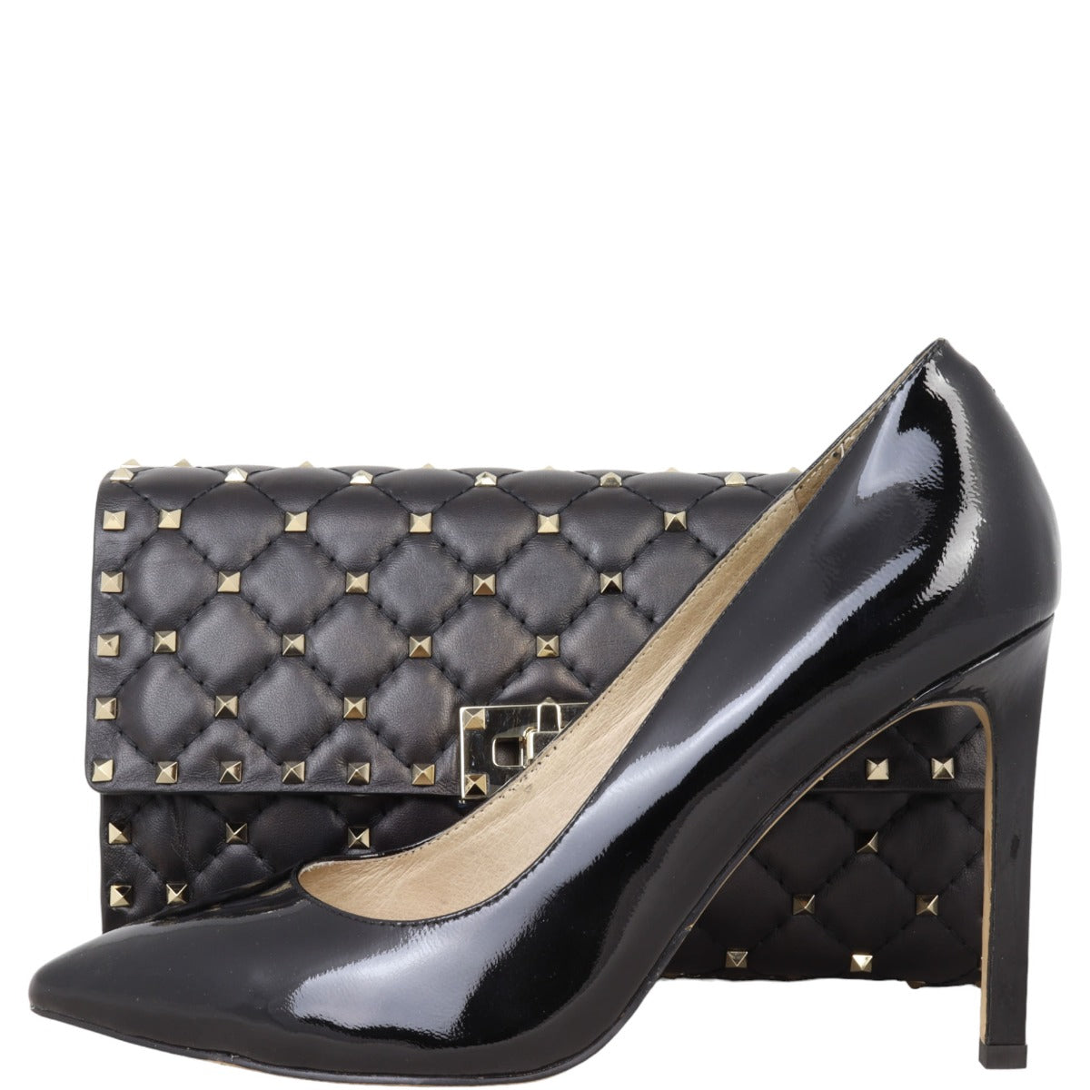 Valentino Rockstud Spike Wallet on Chain