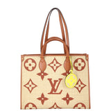 Louis Vuitton OnTheGo MM Monogram Raffia Giant
