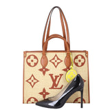 Louis Vuitton OnTheGo MM Monogram Raffia Giant