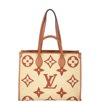 Louis Vuitton OnTheGo MM Monogram Raffia Giant