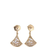 Bvlgari Diva's Dream 18k Rose Gold Diamond Mother of Pearl Drop Earrings