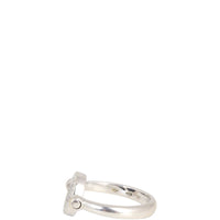 Bvlgari Flip 18k White Gold Onyx and Diamond Ring