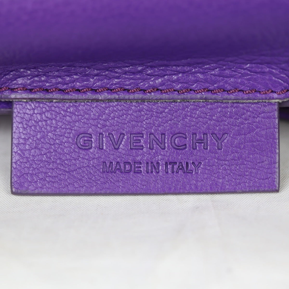 Givenchy Antigona Envelope Clutch Interior Stamp