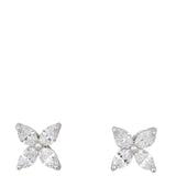 Tiffany & Co Victoria Platinum Diamond Earrings Small