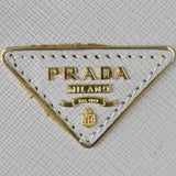 Prada Saffiano Lux Tote Medium (light grey) Hardware