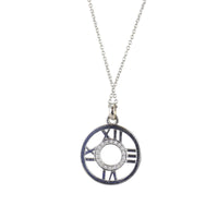 Tiffany & Co. Atlas Diamond 18k White Gold Necklace