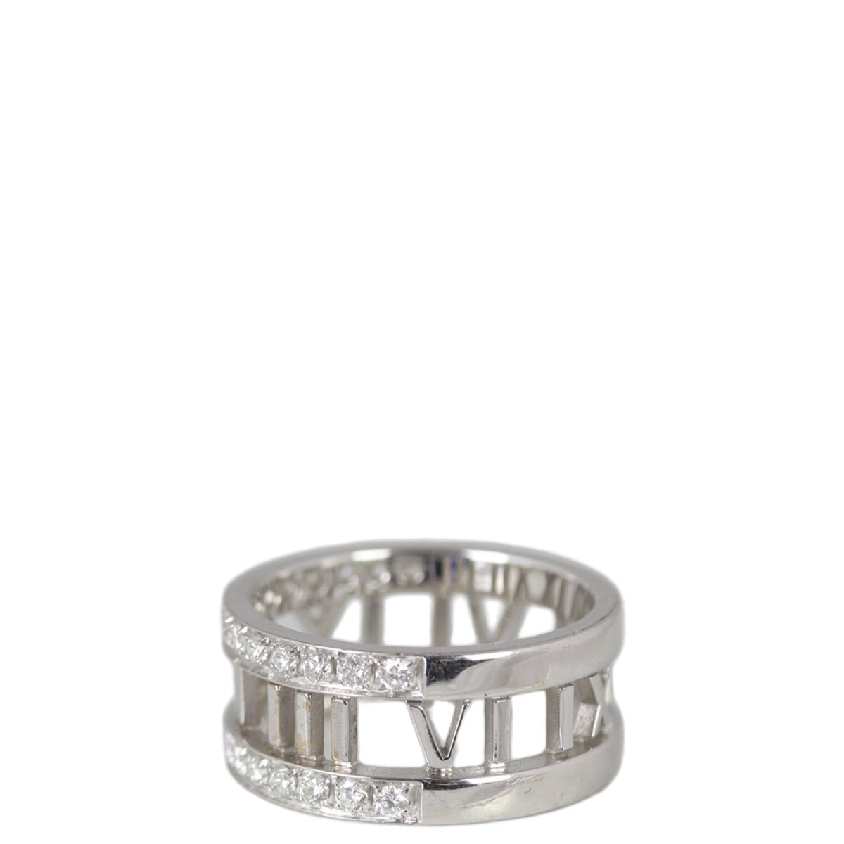 Tiffany & Co. Atlas 18k White Gold Ring