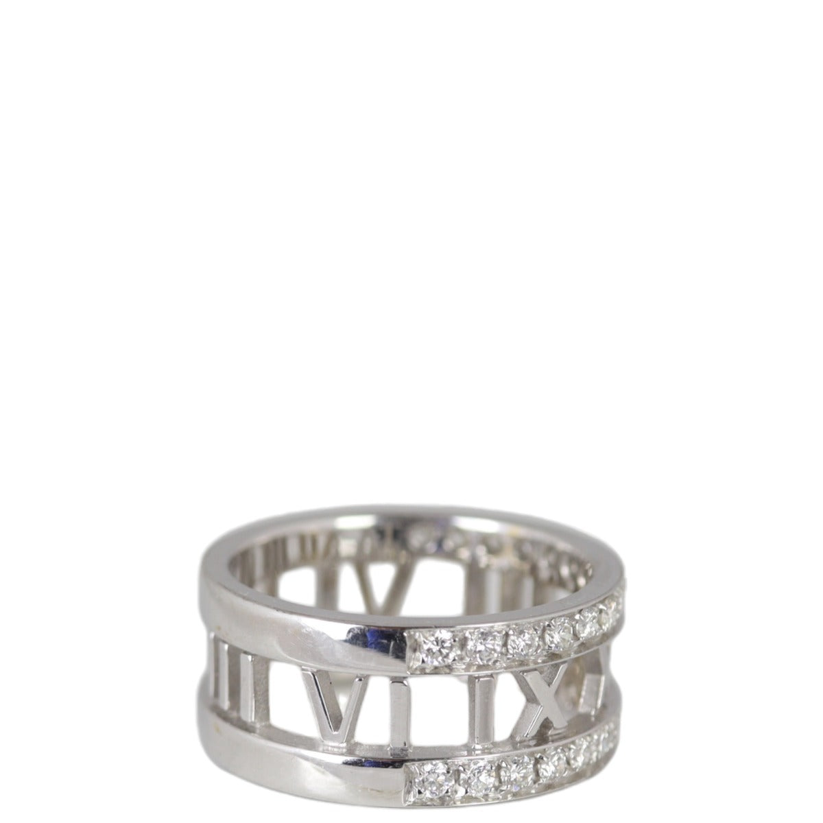 Tiffany & Co. Atlas 18k White Gold Ring