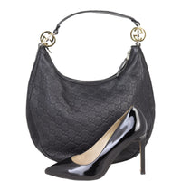 Gucci Guccissima GG Twins Hobo