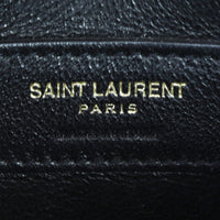 Saint Laurent Spontini Leather Saddle Bag Interior Stamp