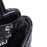 Chanel Vintage CC Quilted Patent Mini Tote Wear