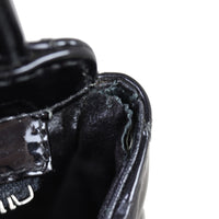 Chanel Vintage CC Quilted Patent Mini Tote Wear