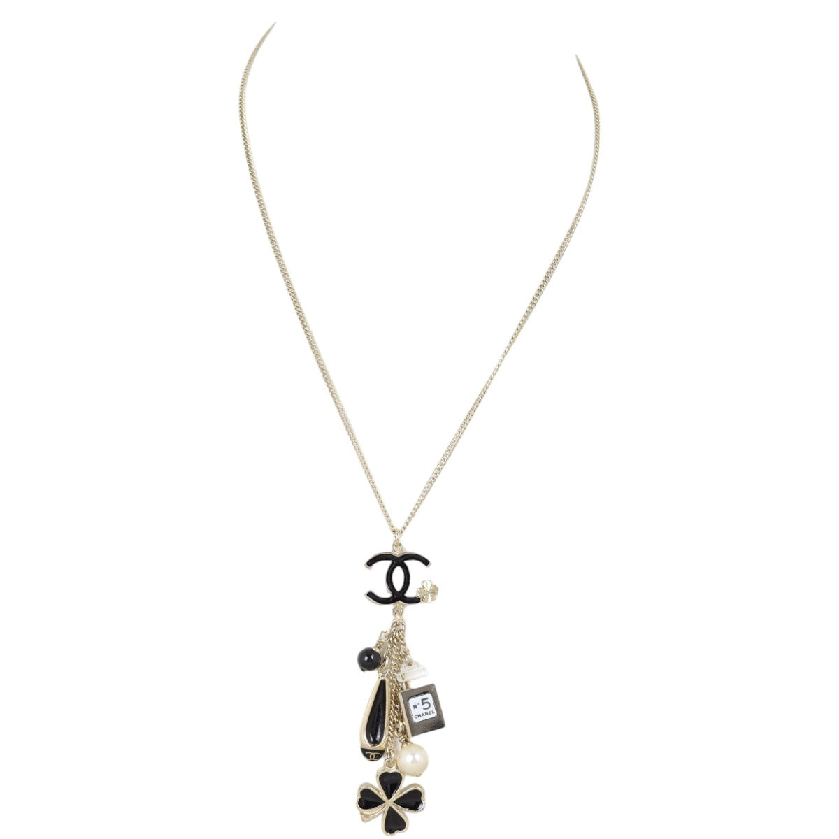 Chanel CC Lucky Charms Necklace
