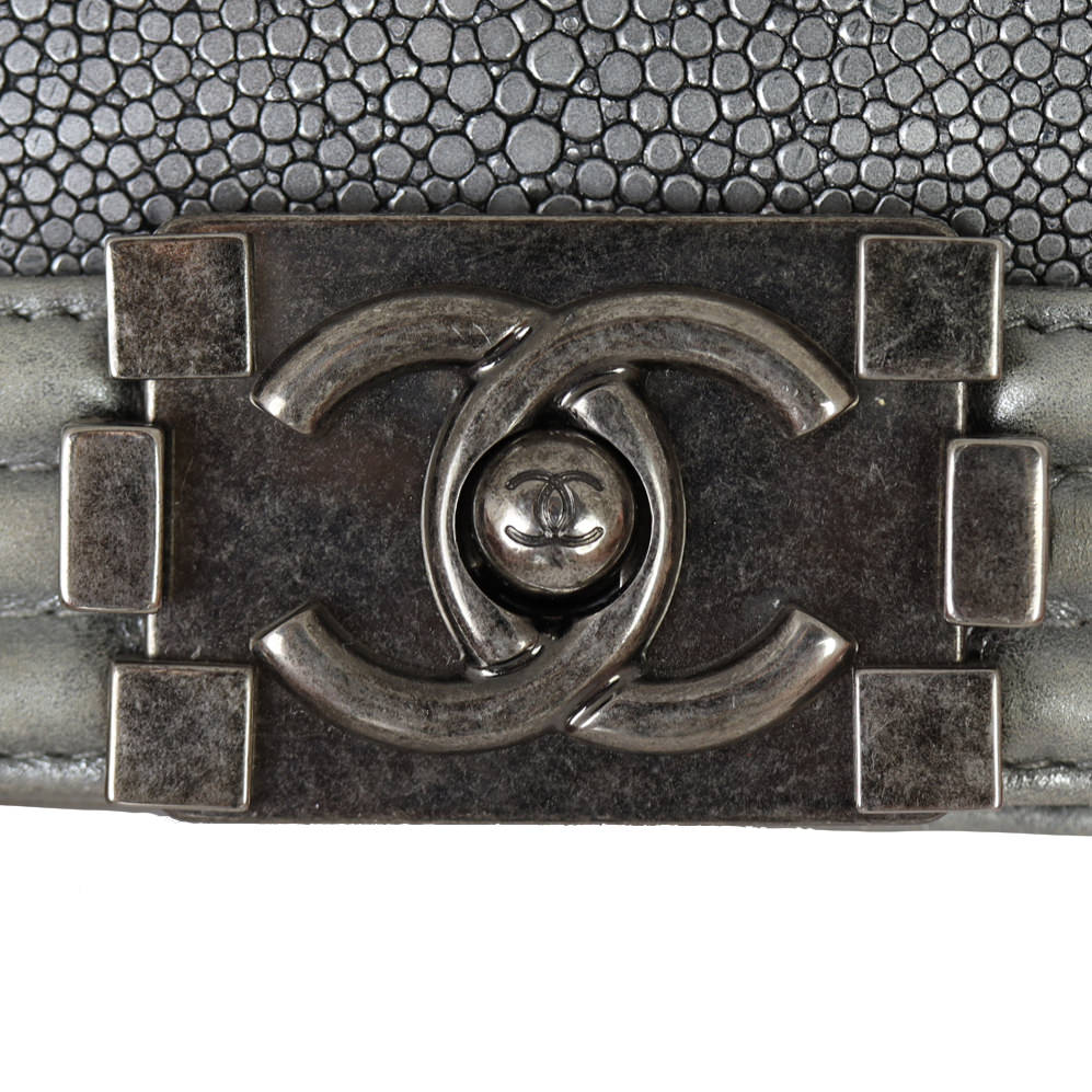 Chanel Boy Small Galuchat Hardware