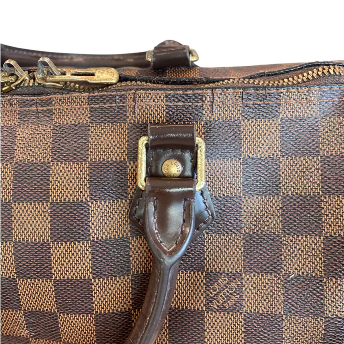 Louis Vuitton Speedy 30 Bandouliere Damier Ebene