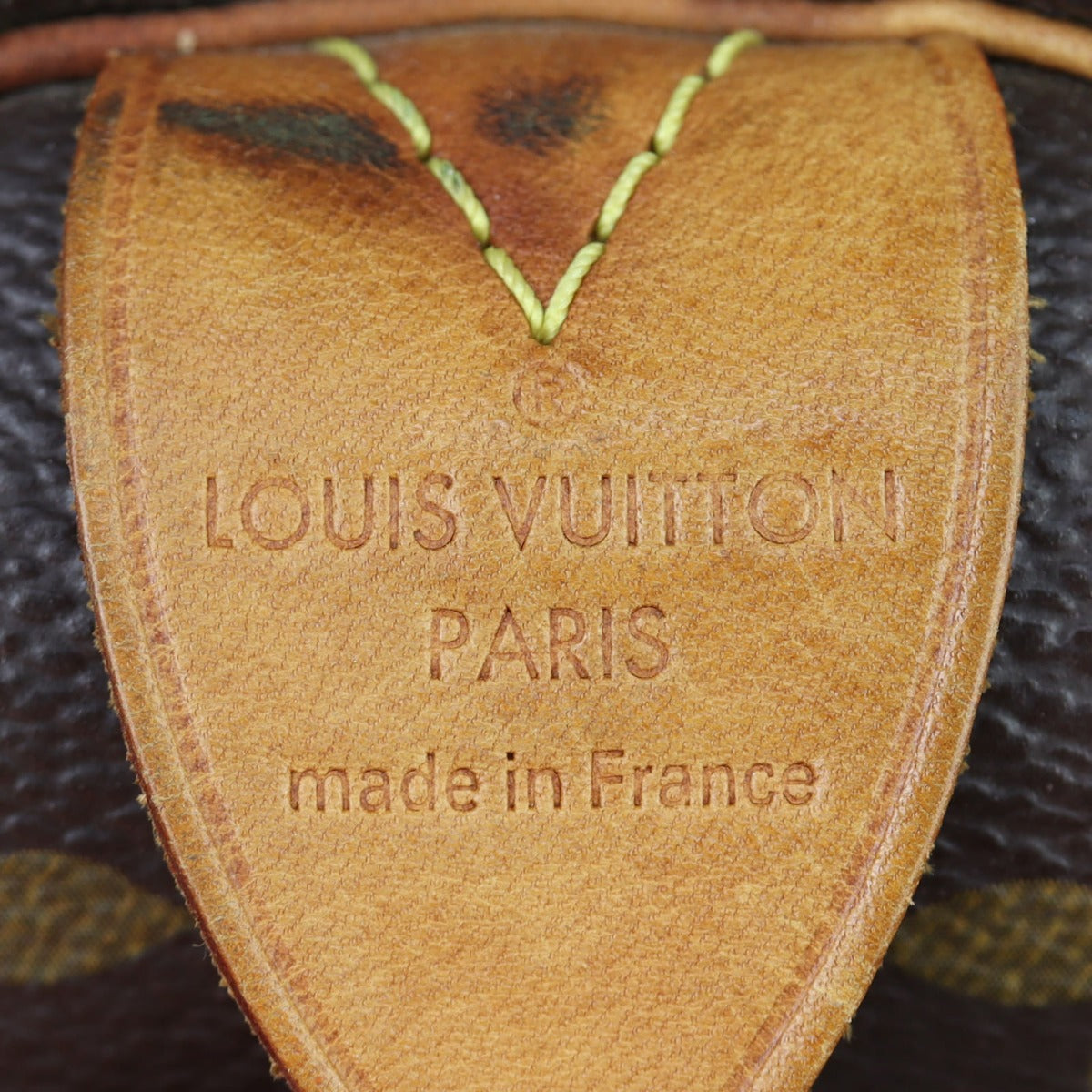 Louis Vuitton Speedy 35 Monogram Stamp
