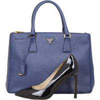 Prada Saffiano Lux Galleria Double Zip Tote Medium