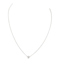 Tiffany & Co. Diamonds by the Yard Single Diamond Platinum Pendant