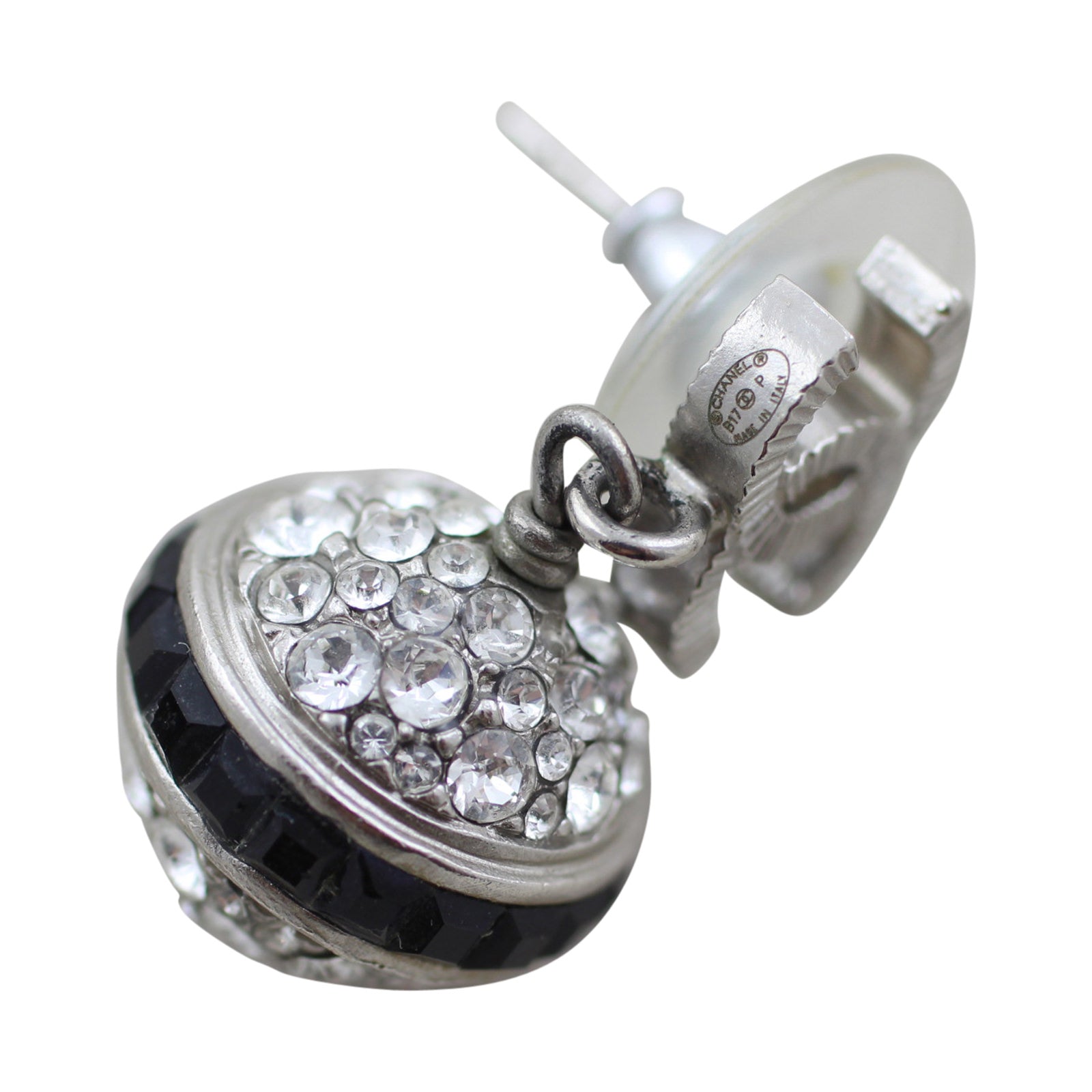 Chanel Swarovski Crystal Drop Earrings Details