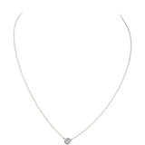 Tiffany & Co. Diamonds by the Yard Single Diamond Platinum Pendant