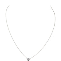 Tiffany & Co. Diamonds by the Yard Single Diamond Platinum Pendant