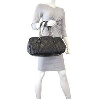 Chanel Diagonal Zip Bowler Bag Mannequin