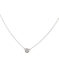 Tiffany & Co. Diamonds by the Yard Single Diamond Platinum Pendant