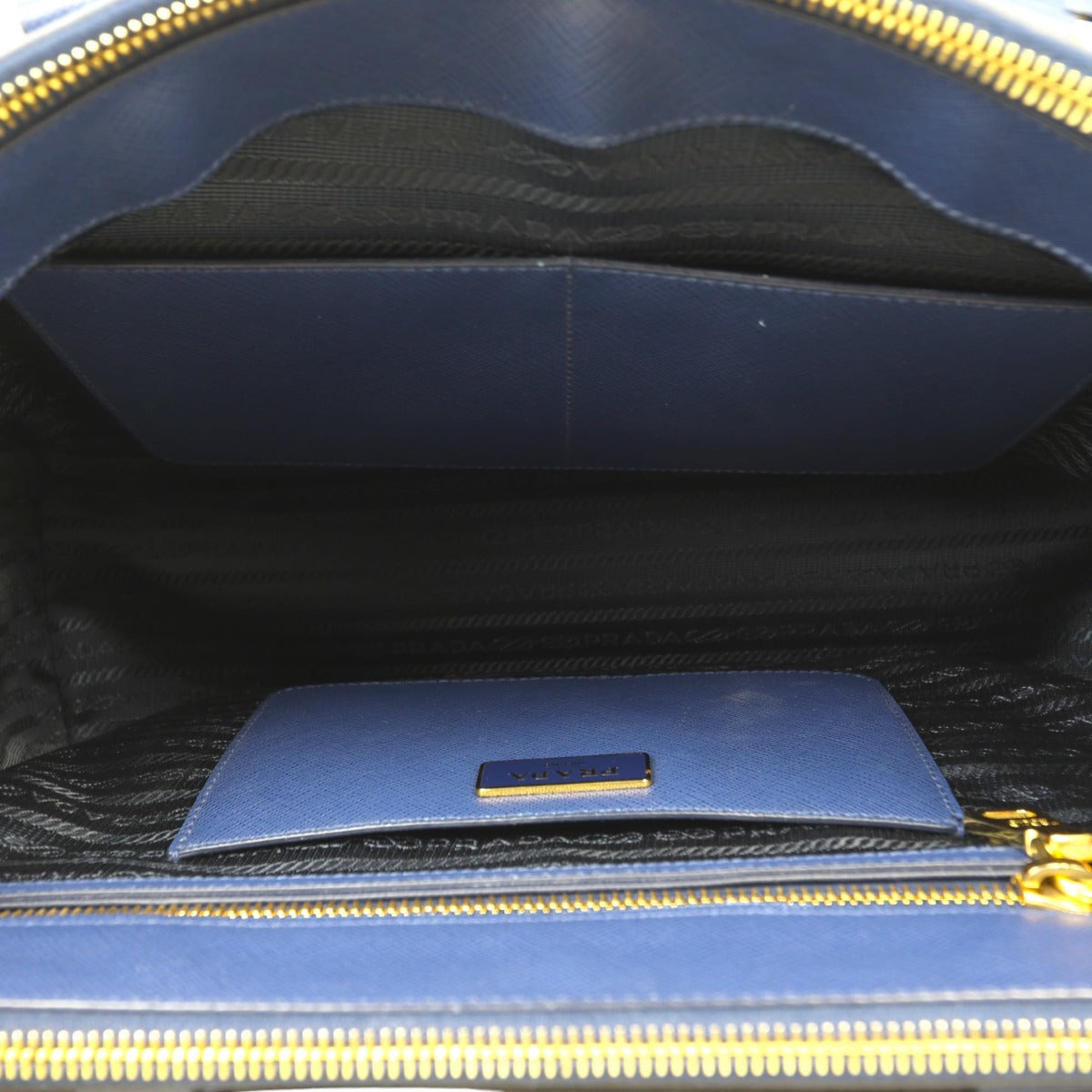 Prada Saffiano Lux Galleria Double Zip Tote Medium