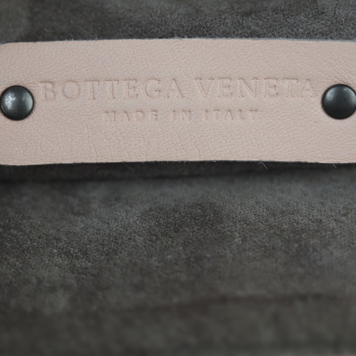Bottega Veneta Intrecciato Nappa Small Shoulder Bag Interior Stamp