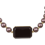 Chanel Resin CC Pendant Pearl Choker