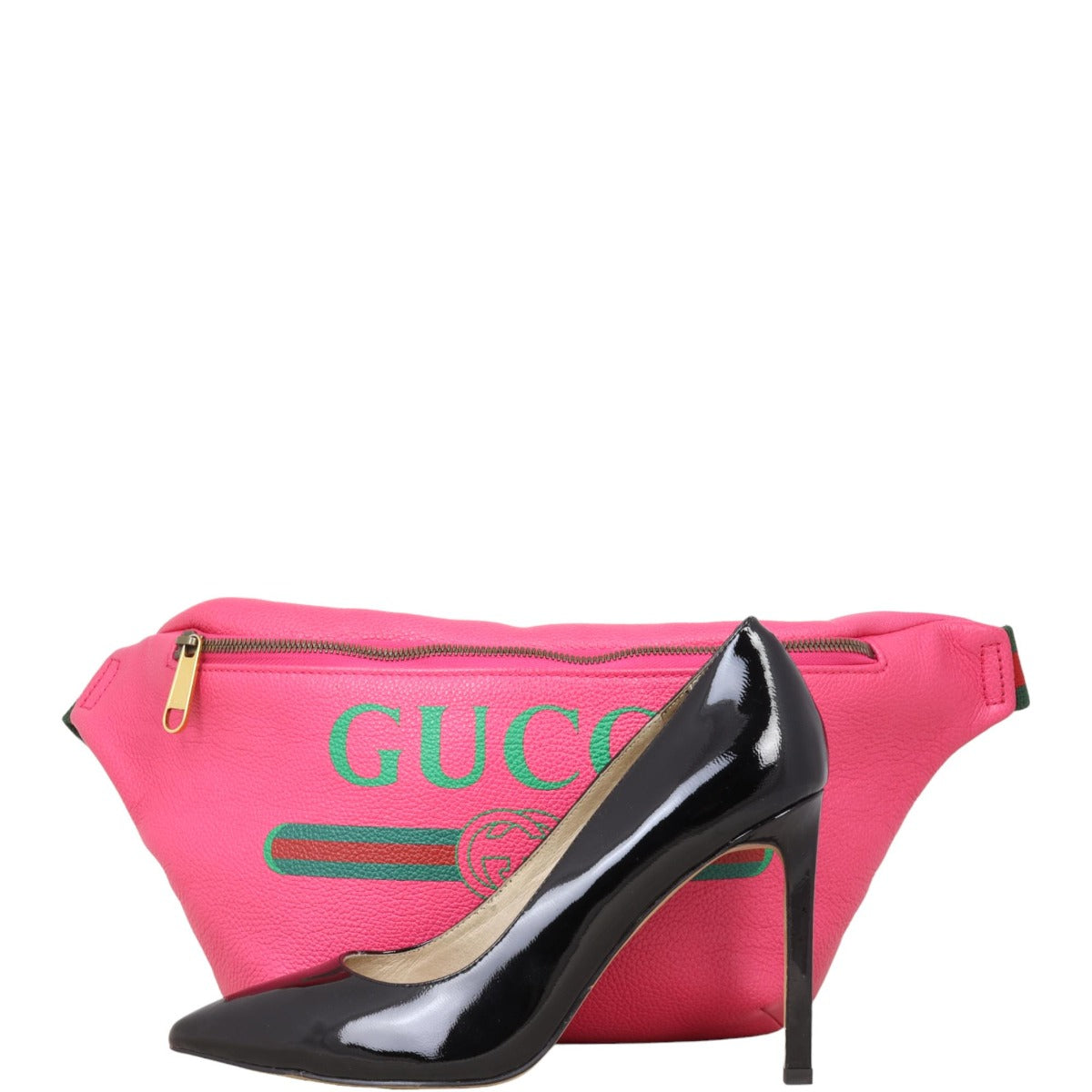 Gucci Retro Logo Web Belt Bag