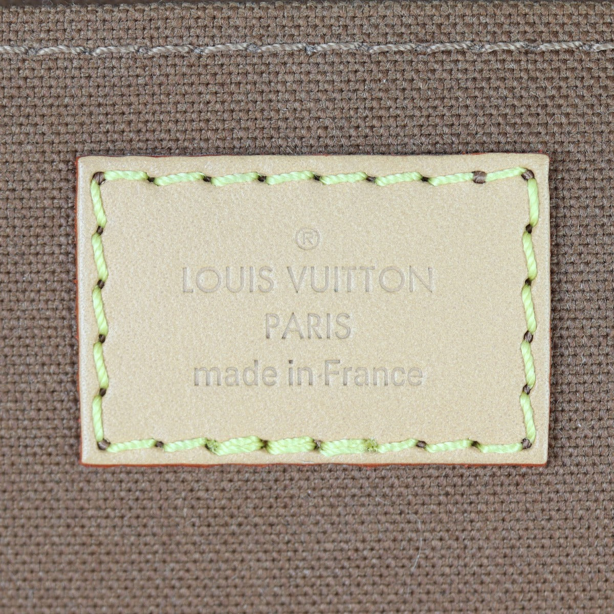 Louis Vuitton Petit Sac Plat Monogram Interior Stamp