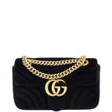 Gucci Marmont Velvet Mini Shoulder Bag