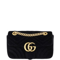 Gucci Marmont Velvet Mini Shoulder Bag