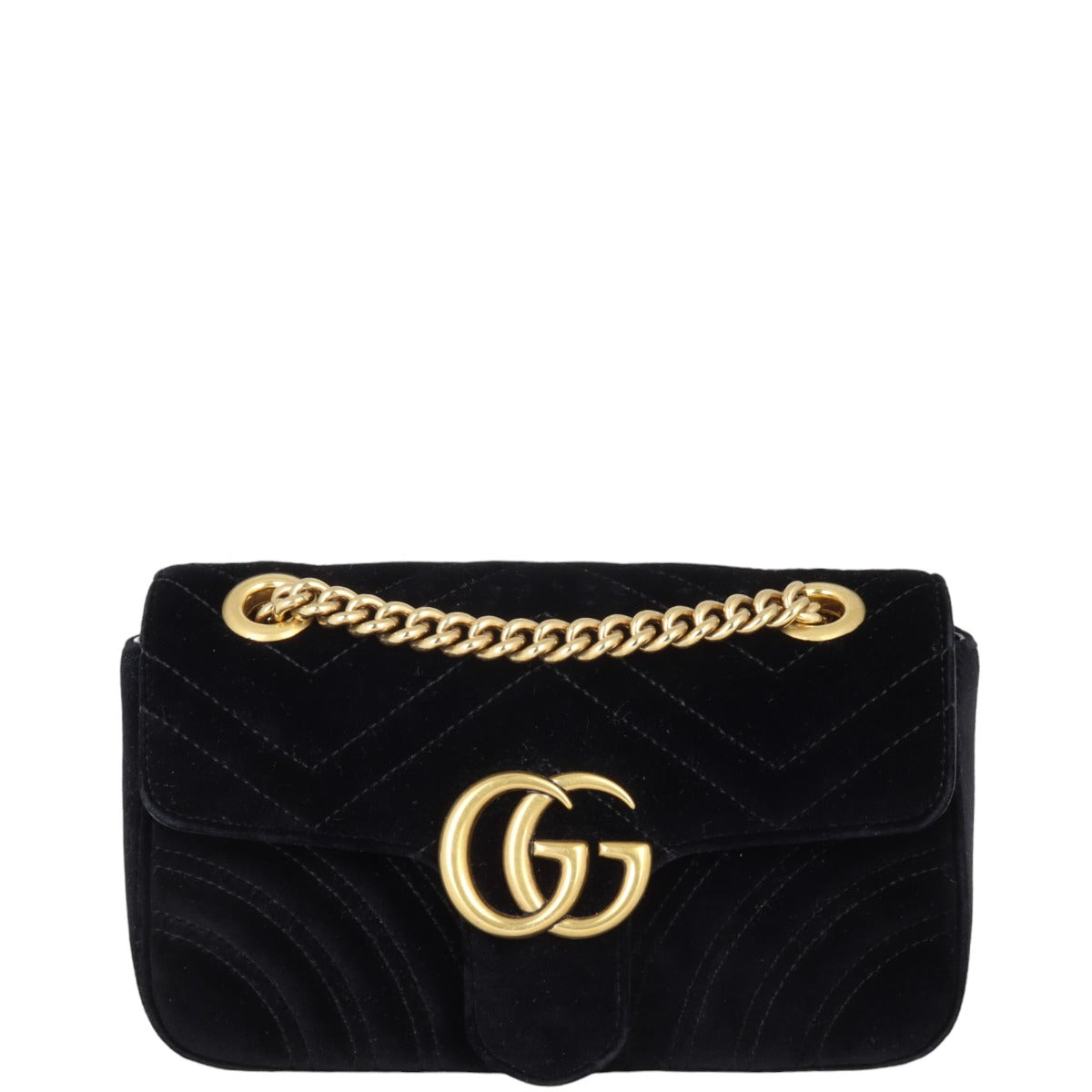 Gucci Marmont Velvet Mini Shoulder Bag