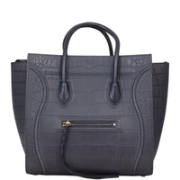 Celine Phantom Luggage Tote Medium Croc-Embossed